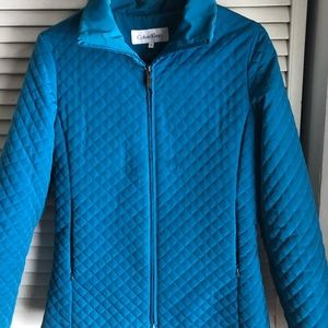 Calvin Klein quilted lightweight zip up coat